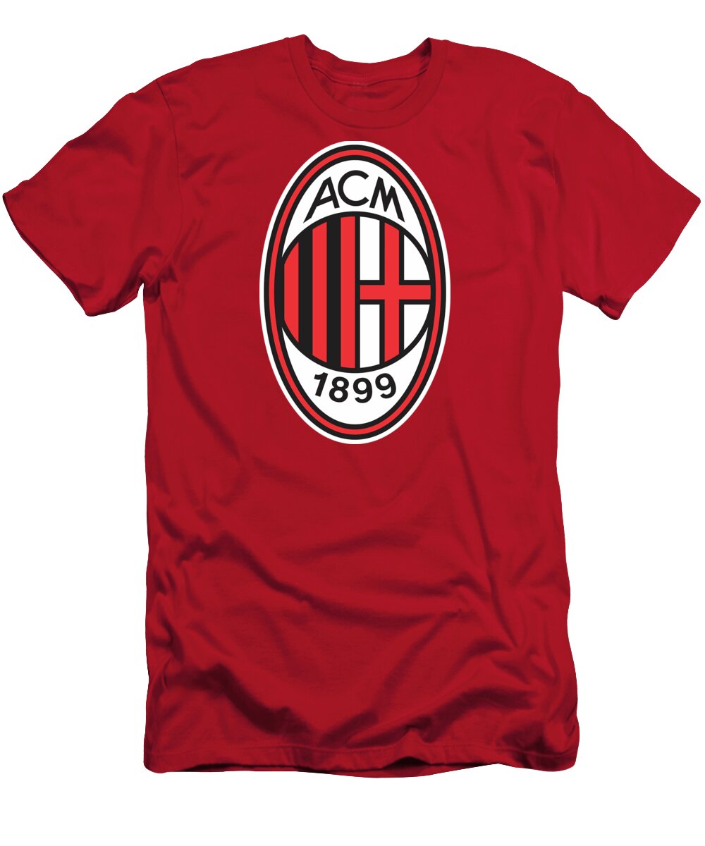 AC Milan T-Shirt by - Fine Art America