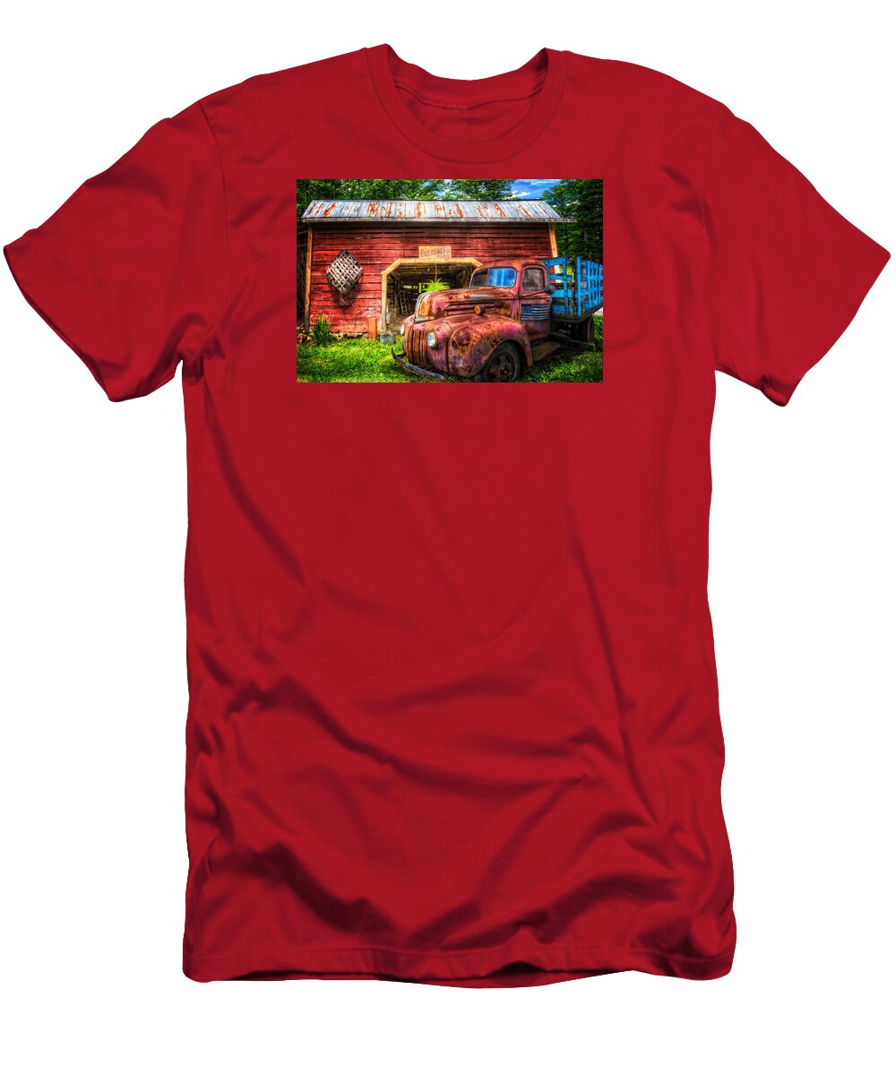 American T-Shirt featuring the photograph All American Ford by Debra and Dave Vanderlaan