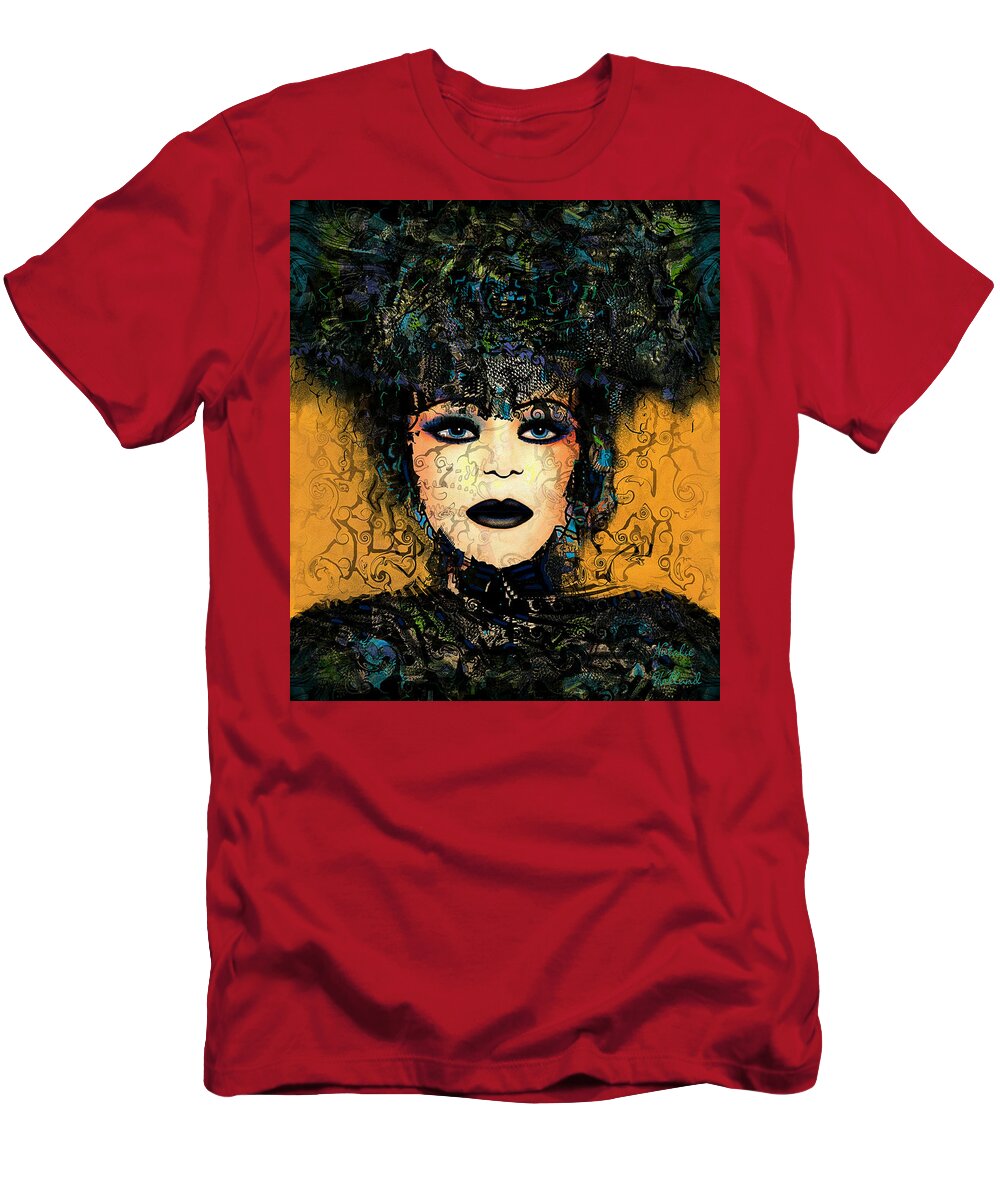 Natalie Holland Art T-Shirt featuring the painting Antonia by Natalie Holland