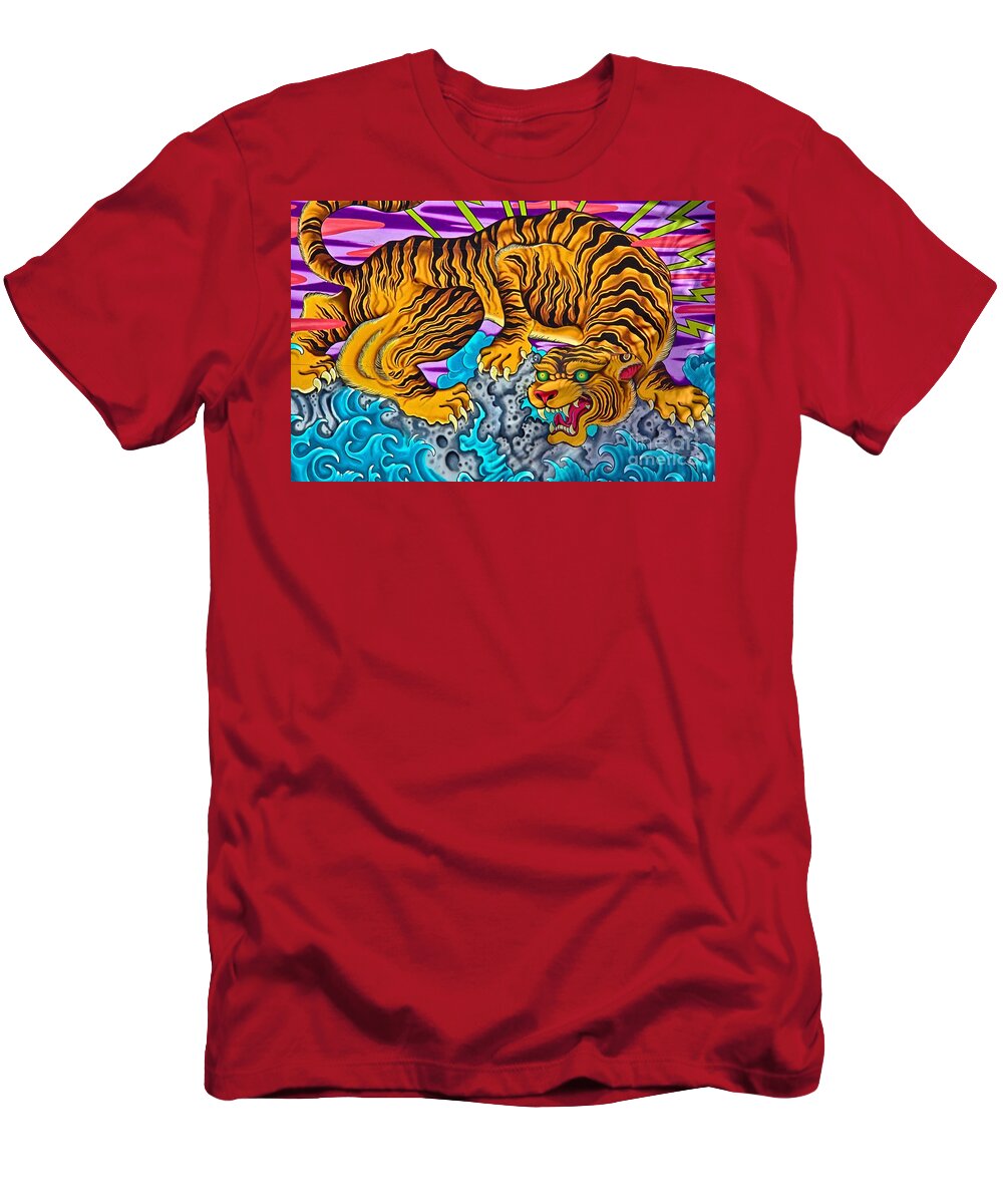 Corpus Christi T-Shirt featuring the photograph Asphalt Jungle by Ken Williams