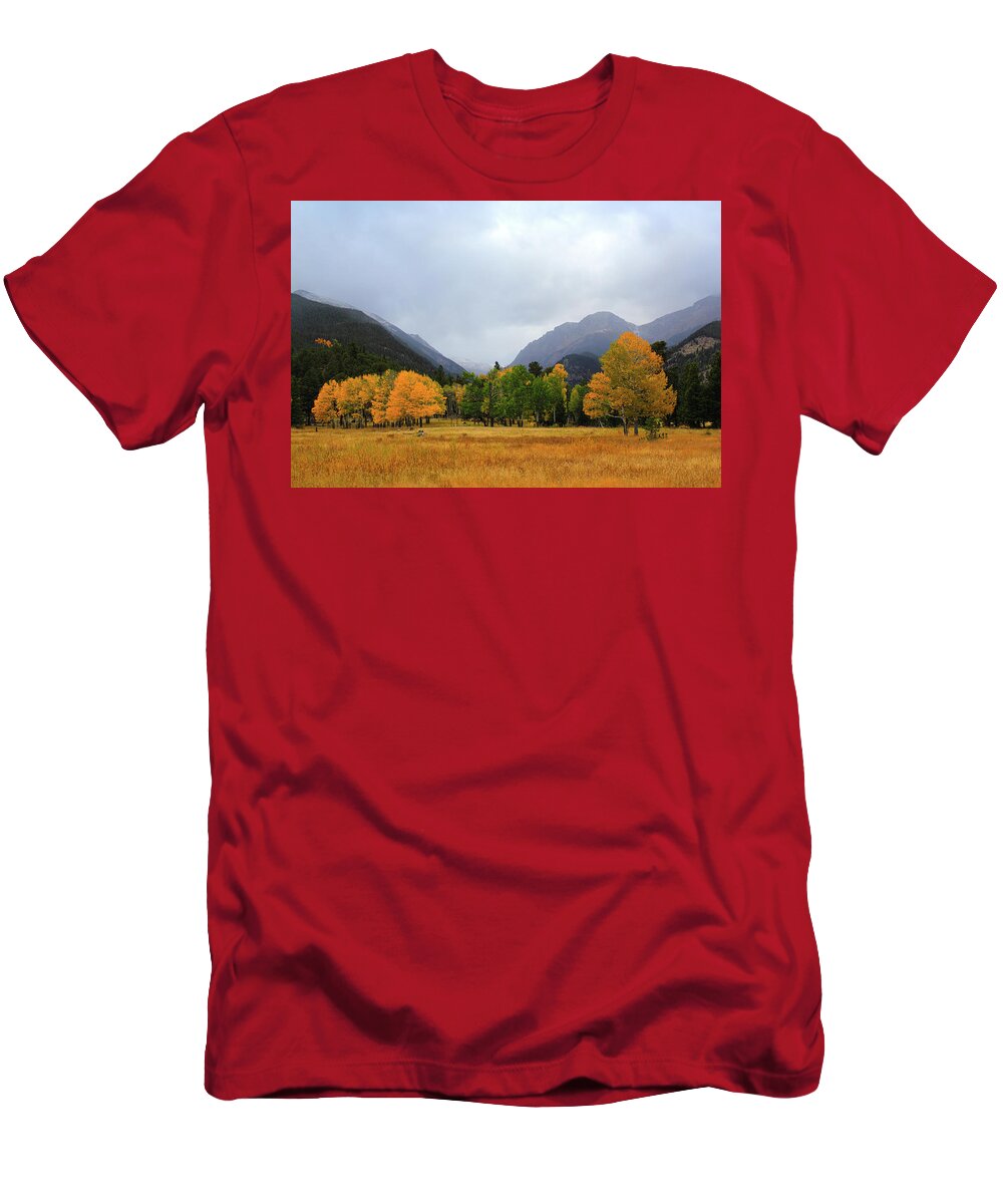 Autumn T-Shirt featuring the photograph Autumn Valley by Shane Bechler