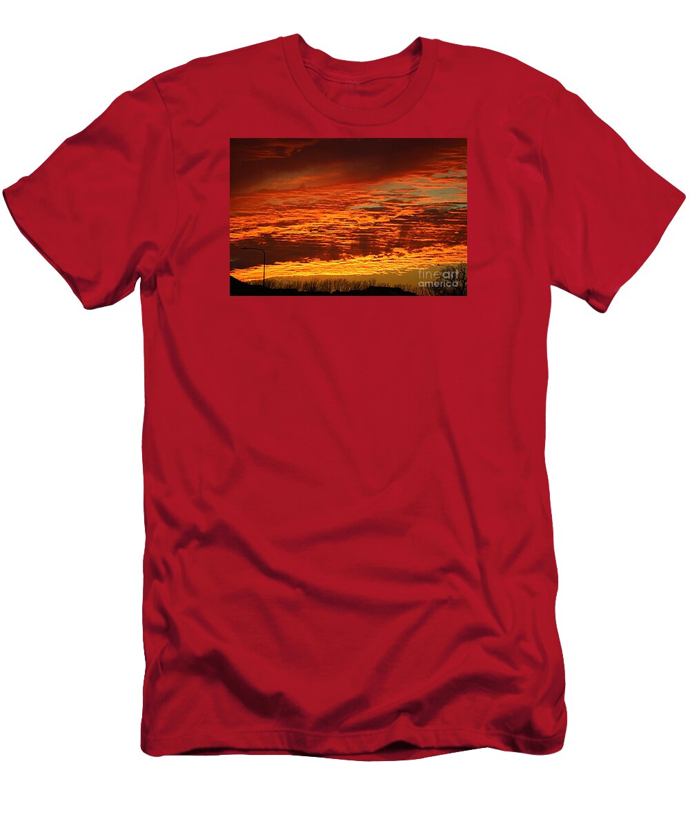 Cloud T-Shirt featuring the photograph Awesome Iowa Cloud by Yumi Johnson