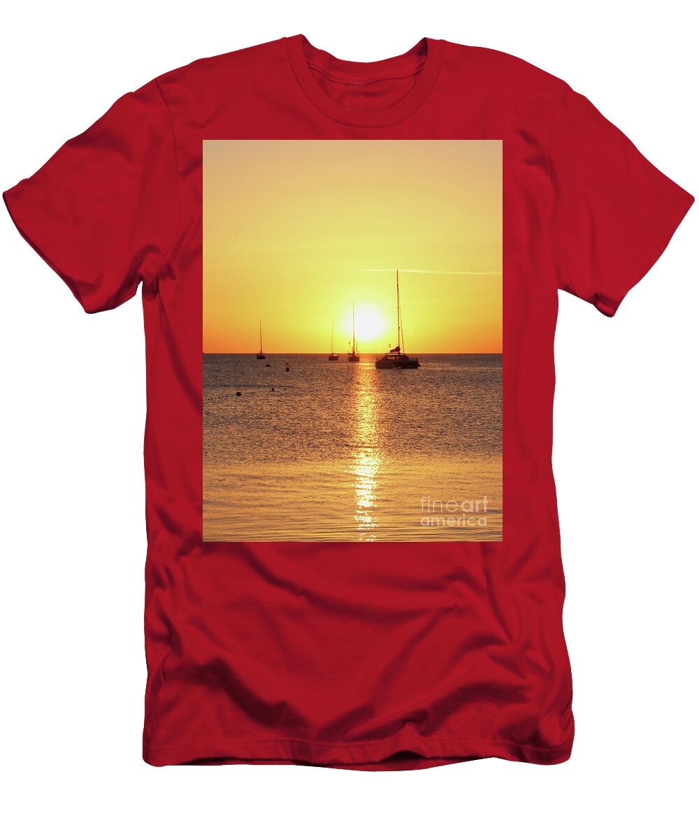 Vertical T-Shirt featuring the photograph Bahia Sunset by Eddie Barron