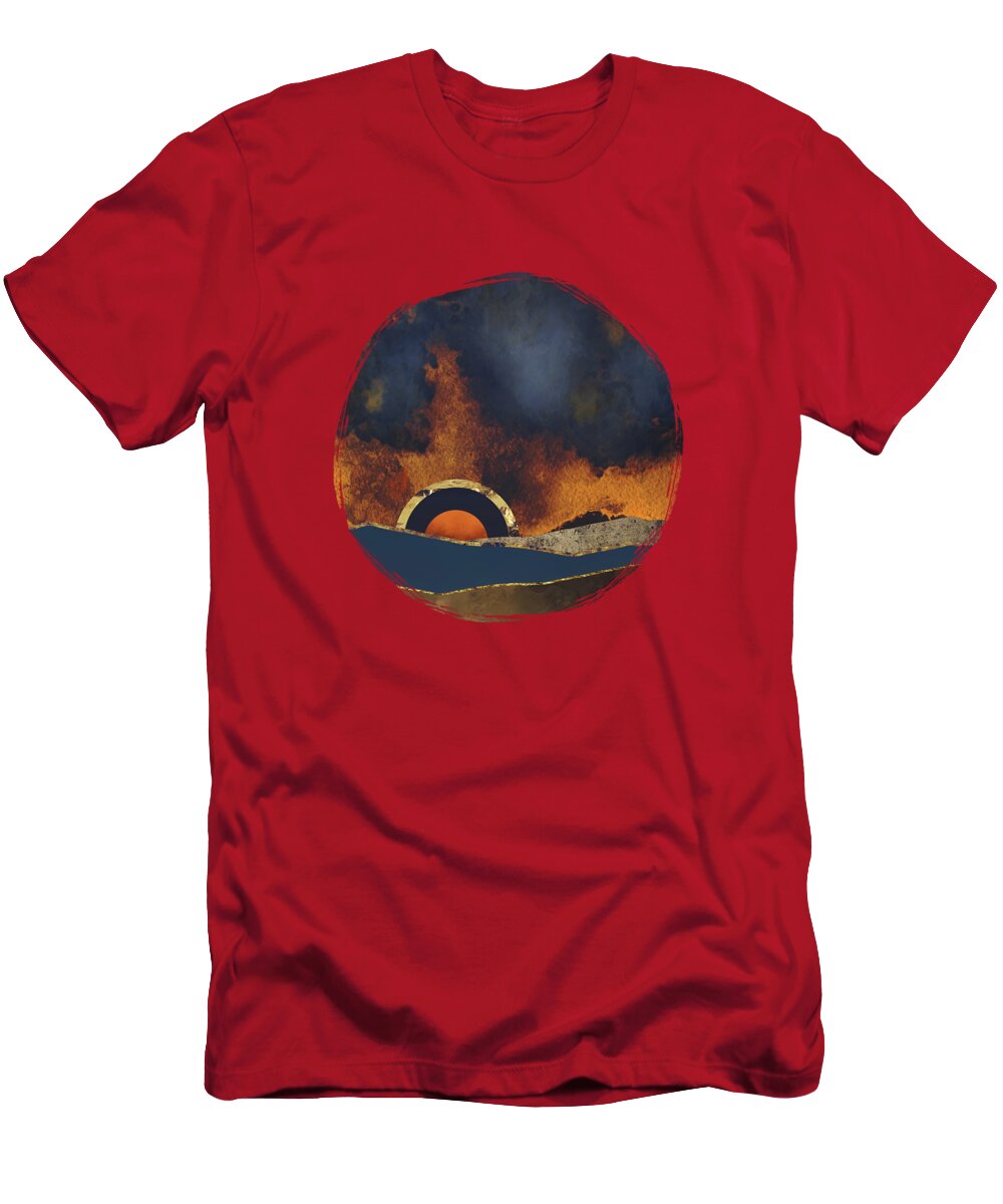Storm T-Shirt featuring the digital art Before the Storm by Katherine Smit