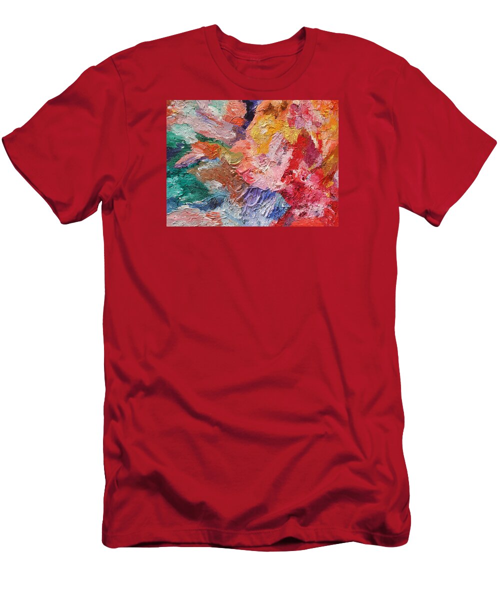 Fusionart T-Shirt featuring the painting Birth of Passion by Ralph White