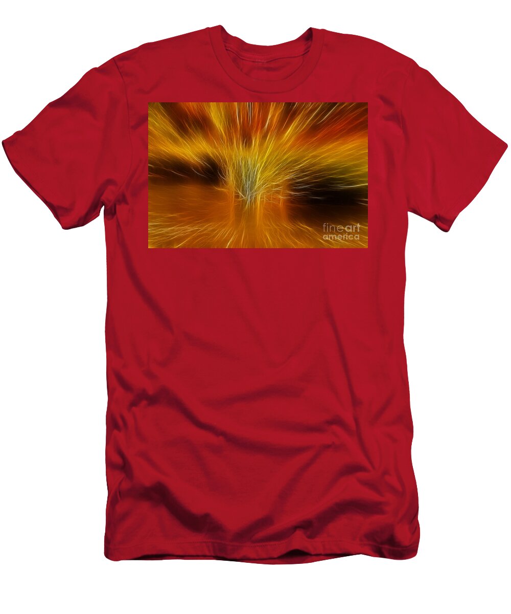Blazing T-Shirt featuring the photograph Blazing by Vivian Christopher