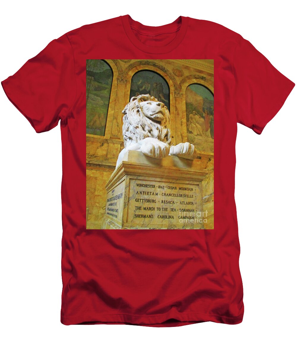 Boston T-Shirt featuring the photograph Boston Public Library 5 by Randall Weidner