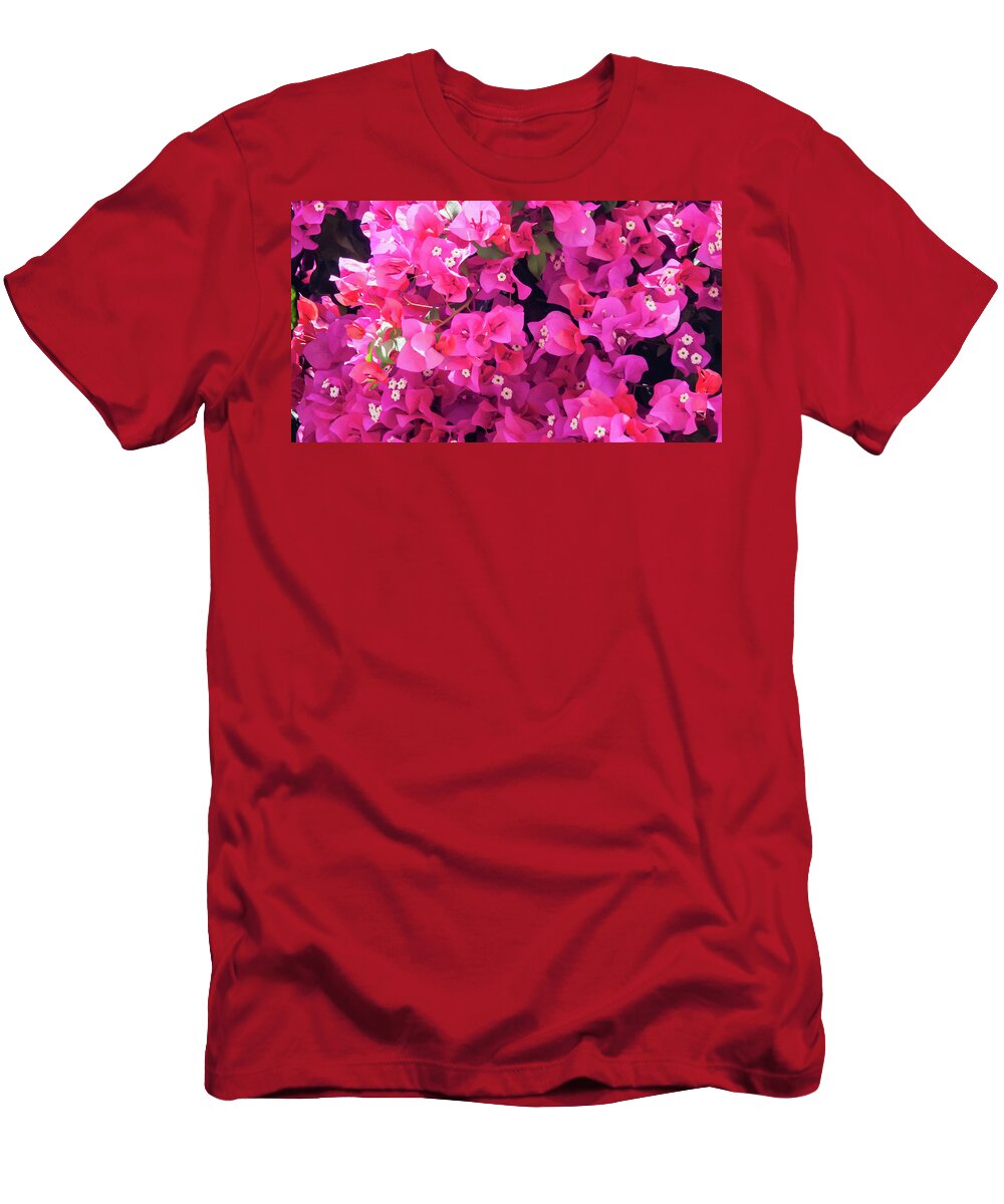 Andalucia T-Shirt featuring the photograph Bougainvillea by Geoff Smith