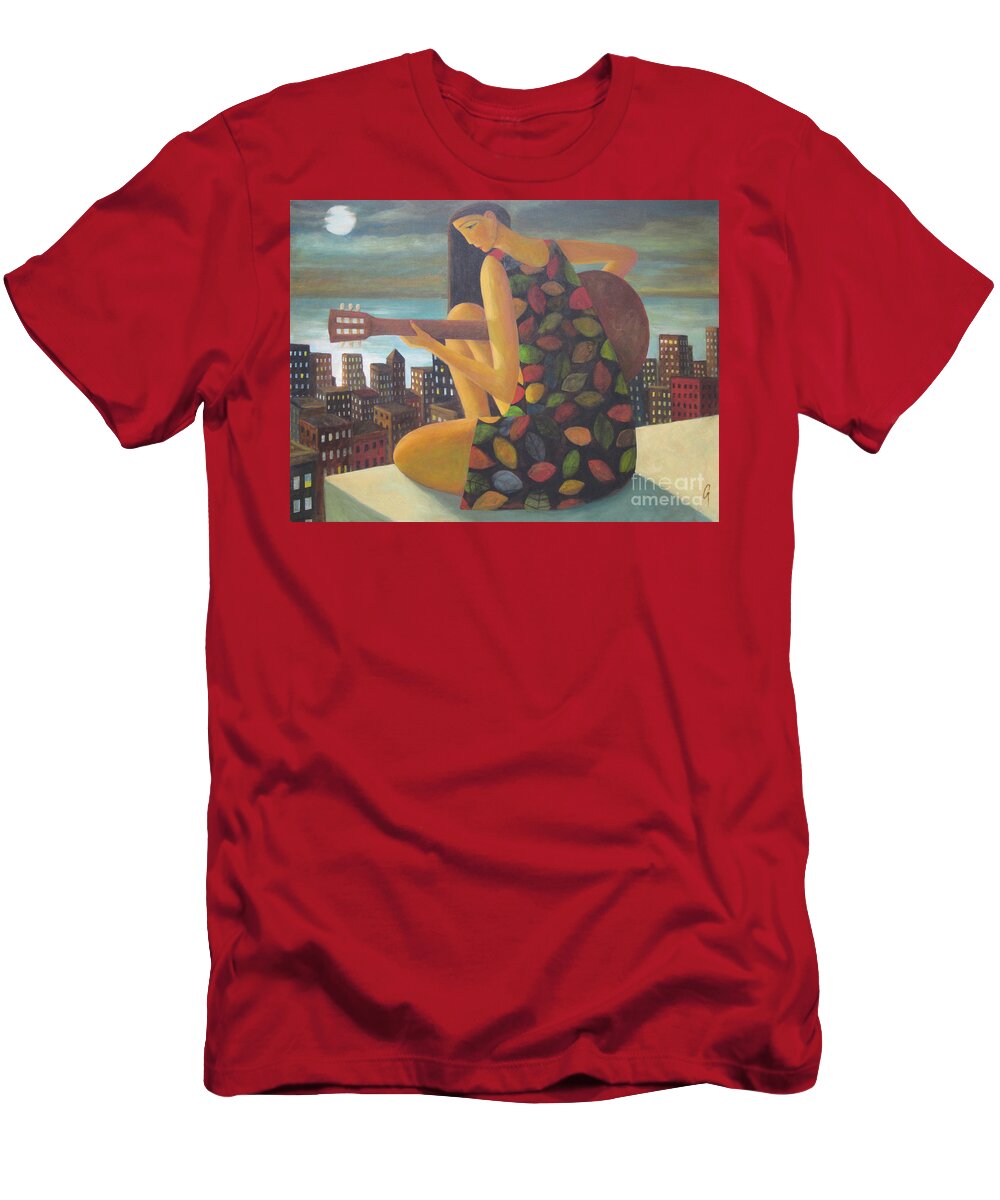 Brazil T-Shirt featuring the painting Brazil by Glenn Quist