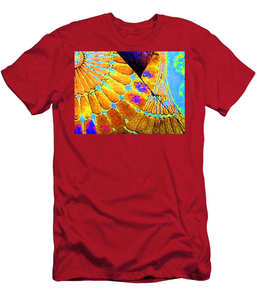 Abstract T-Shirt featuring the digital art Broken by Lenore Senior