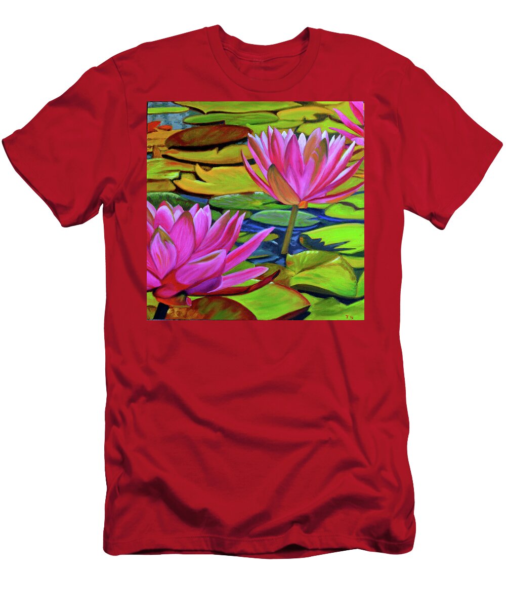 Buddha T-Shirt featuring the painting Buddha by Thu Nguyen