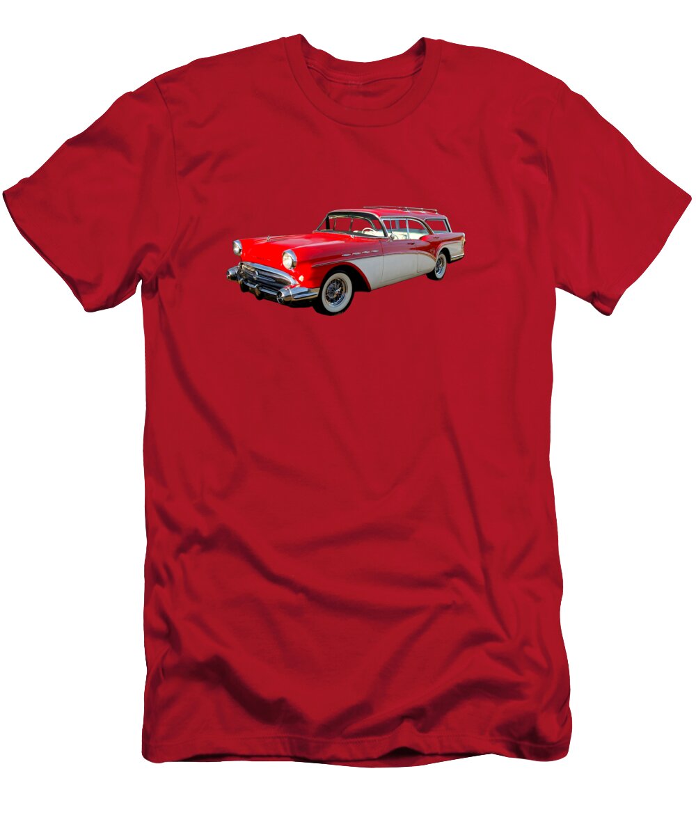 Gm T-Shirt featuring the photograph Buick Estate Wagon by Chas Sinklier