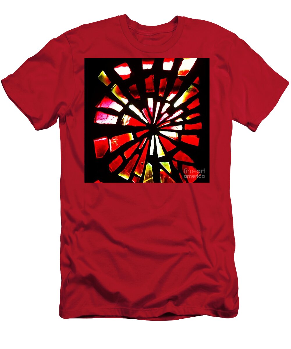 Stained Glass T-Shirt featuring the photograph Bully's by Denise Railey