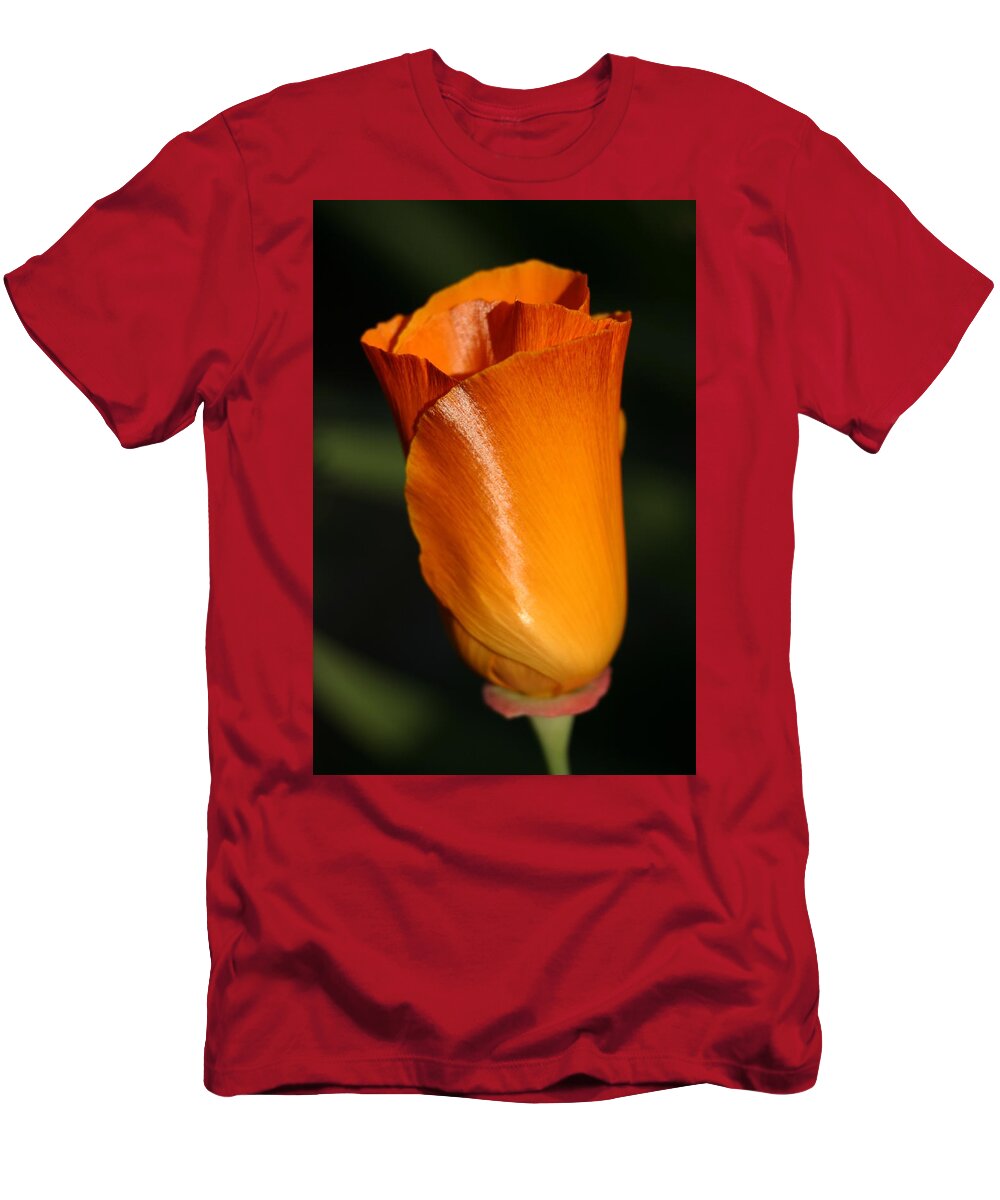 California T-Shirt featuring the photograph California Poppy by Jeff Floyd CA