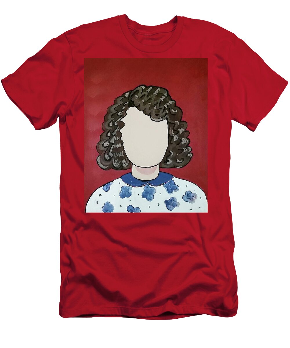 Carol T-Shirt featuring the painting Carol by Carole Hutchison