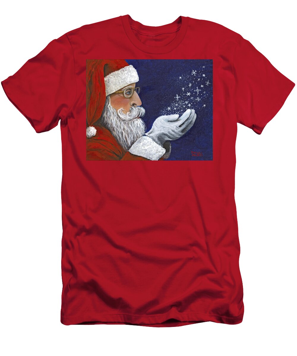 Person T-Shirt featuring the painting Christmas Wish by Darice Machel McGuire