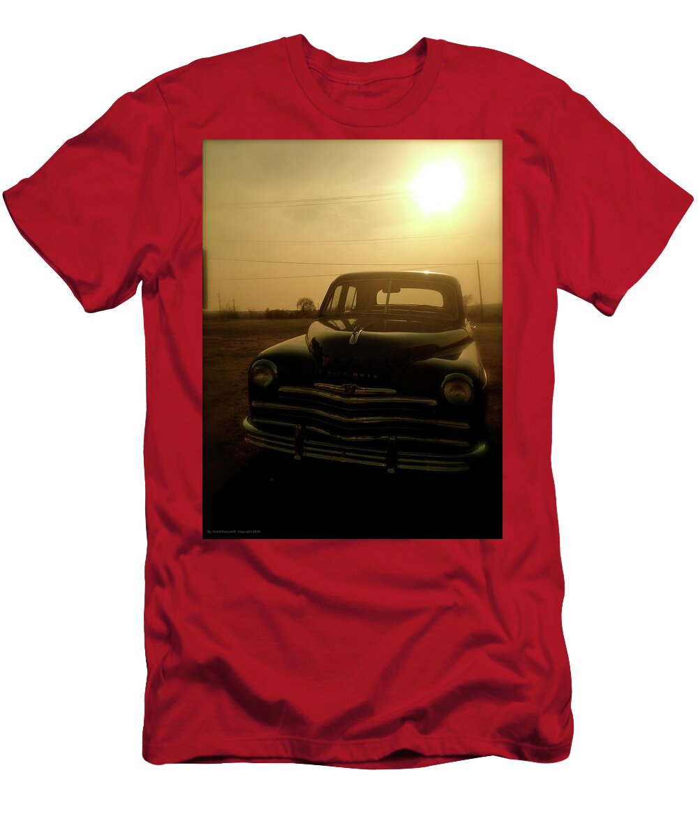 Scenic Photography T-Shirt featuring the photograph Classic America, Eight by Iconic Images Art Gallery David Pucciarelli