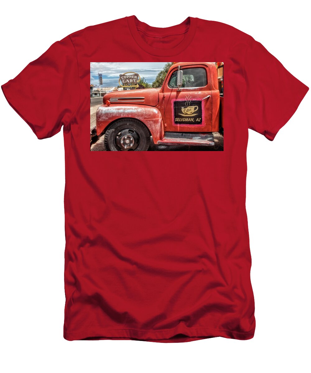 Route 66 T-Shirt featuring the photograph Coffee by Diana Powell