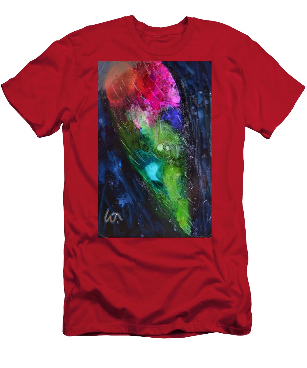 Colorful Do T-Shirt featuring the painting Colorful Do by Warren Thompson