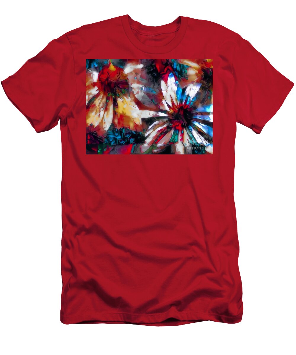 Flowers T-Shirt featuring the photograph Cone Flower Fantasia I by Jack Torcello