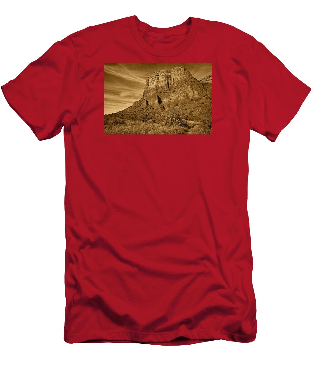 Courthouse Butte T-Shirt featuring the photograph Courthouse Butte Tnt by Theo O'Connor
