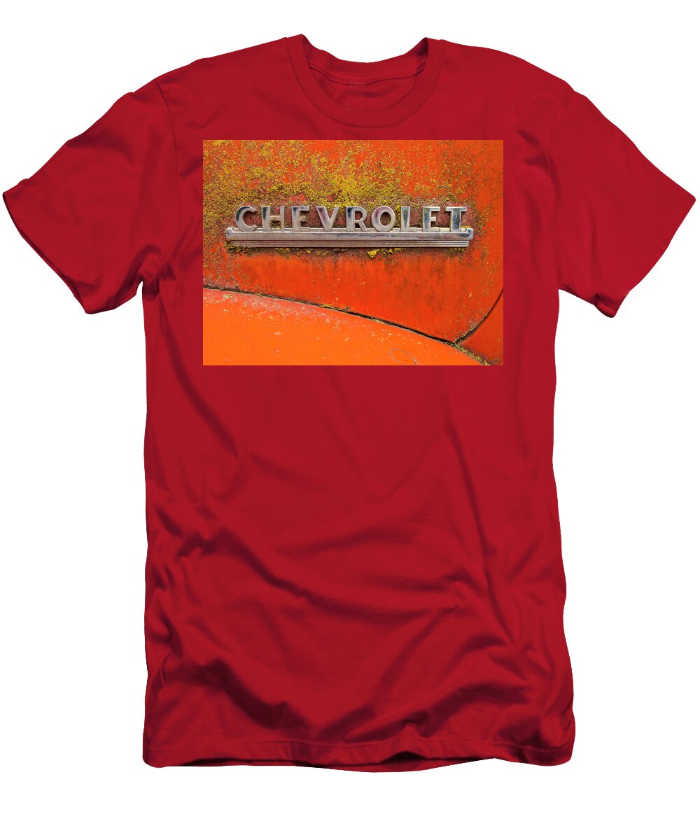 Jean Noren T-Shirt featuring the photograph Crusty Chevy Lesions by Jean Noren