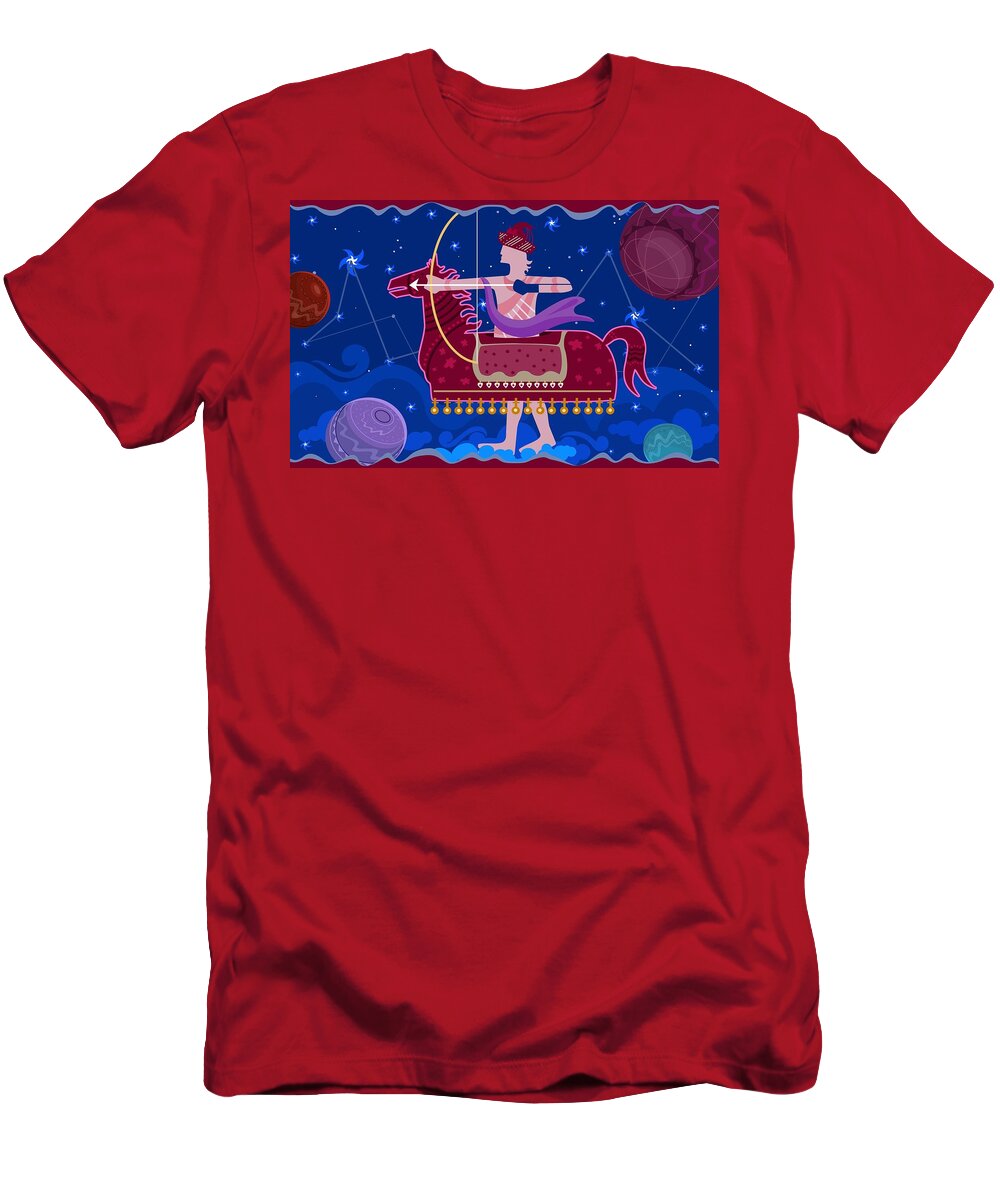 Cultural T-Shirt featuring the digital art Cultural by Maye Loeser
