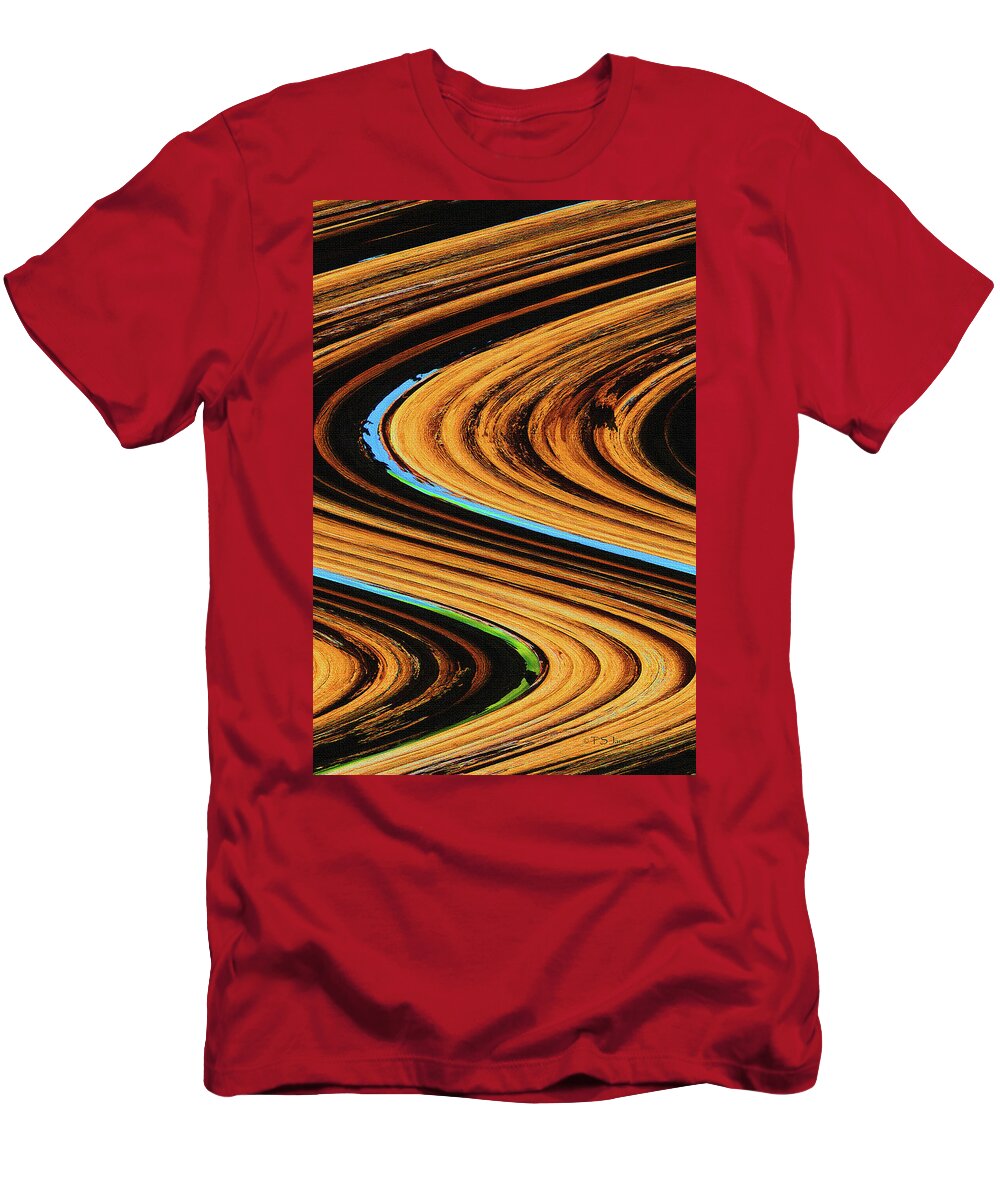 Dead Saguaro Abstract T-Shirt featuring the photograph Dead Saguaro Abstract by Tom Janca