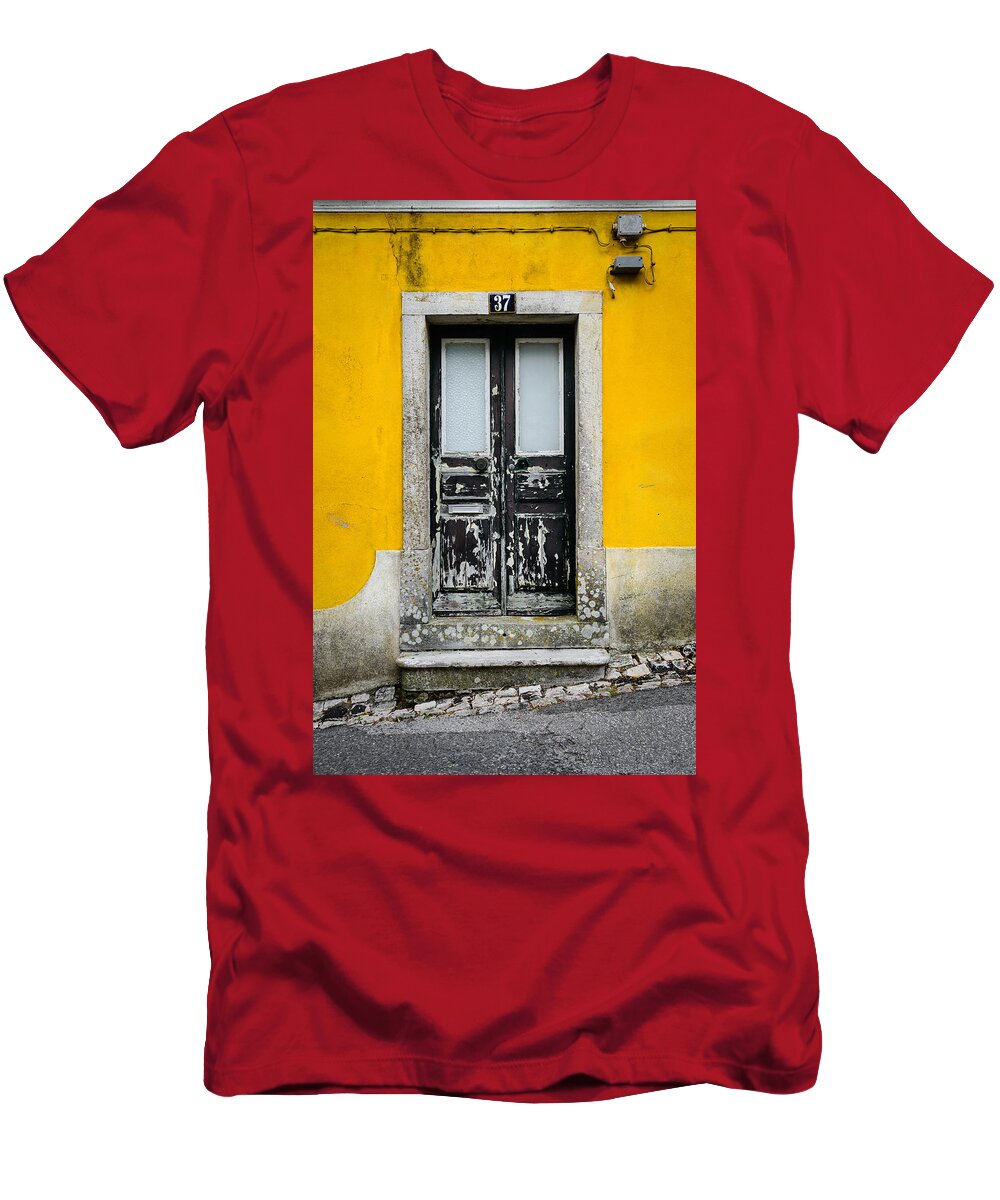 Old Door T-Shirt featuring the photograph Door No 37 by Marco Oliveira