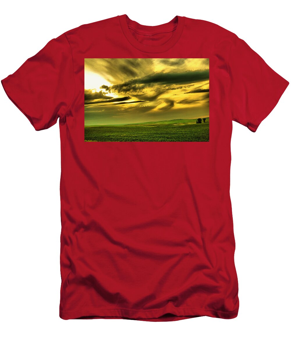 Landsape T-Shirt featuring the photograph Dramatic landscape by Jeff Swan