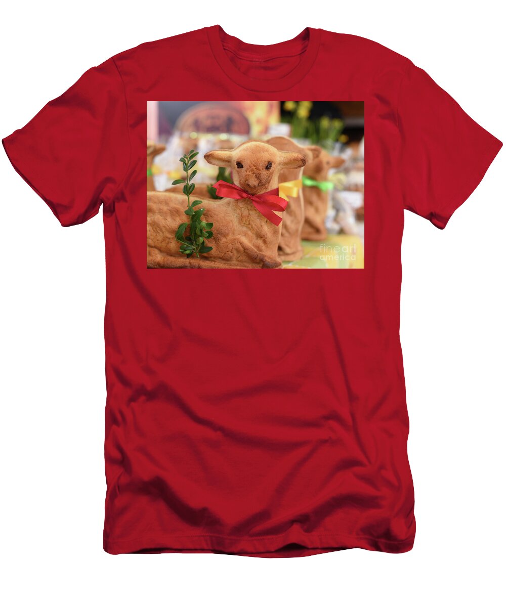 Easter Lamb T-Shirt featuring the photograph Easter Lamb Bread by Juli Scalzi
