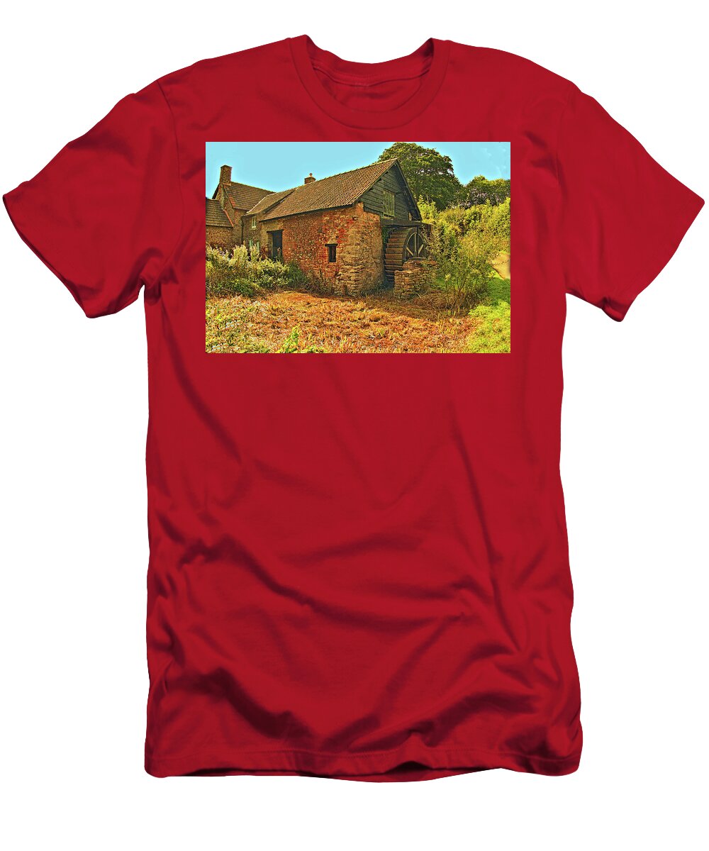 Places T-Shirt featuring the photograph Exmoor Mill by Richard Denyer