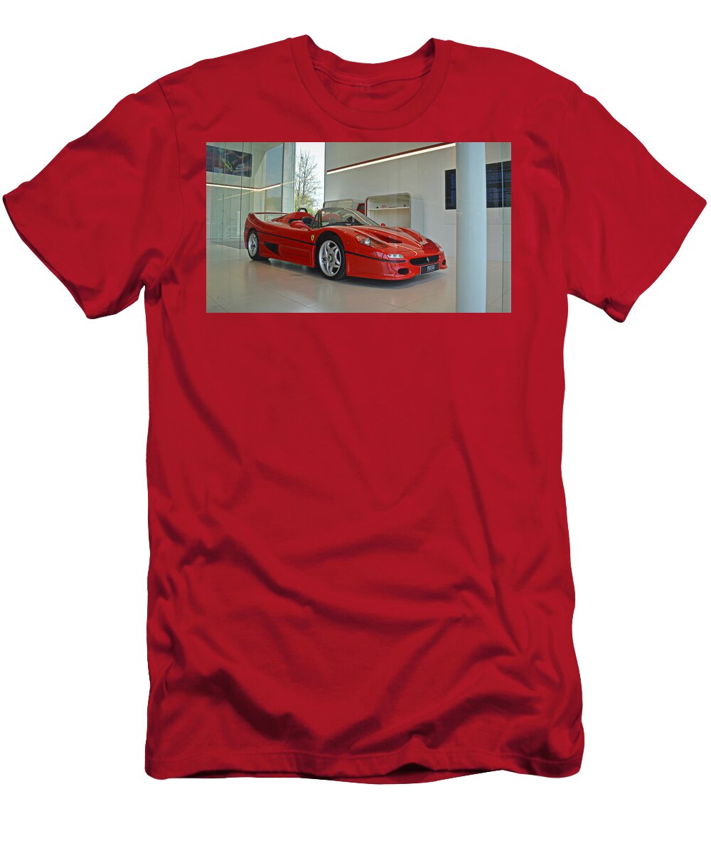 Ferrari T-Shirt featuring the photograph Ferrari F50 by Sportscars OfBelgium