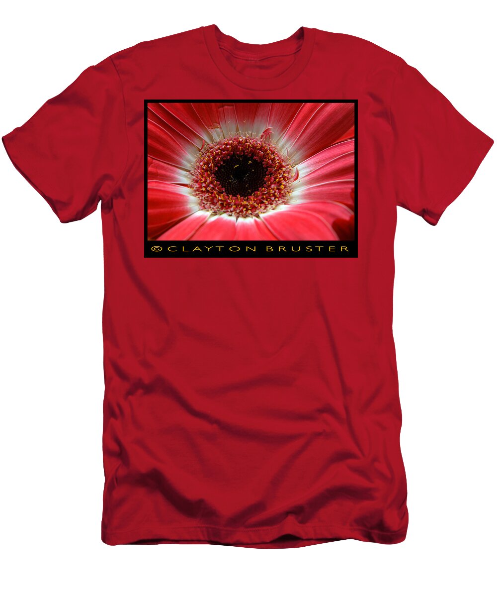 Clay T-Shirt featuring the photograph Floral by Clayton Bruster