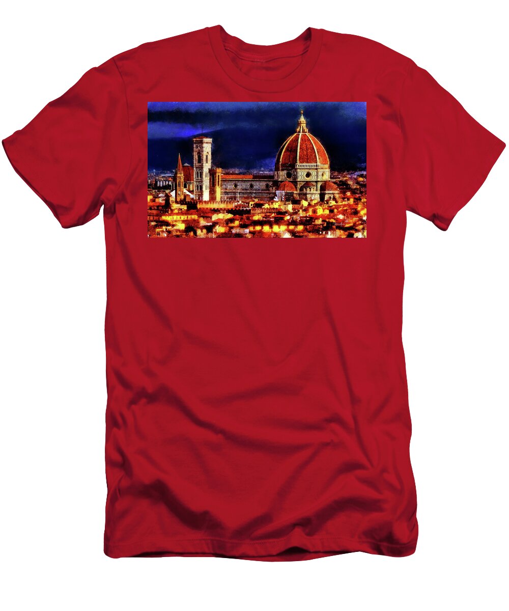 Florence T-Shirt featuring the photograph Florence Italy by Russ Harris