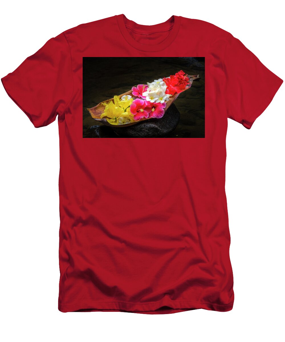 Flowers T-Shirt featuring the photograph Flower Boat by Daniel Murphy