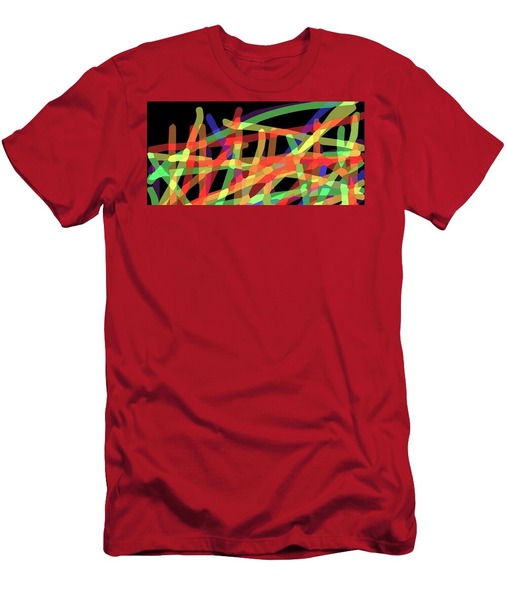 Color. Painting. Colorfied T-Shirt featuring the digital art Framework by Joe Roache