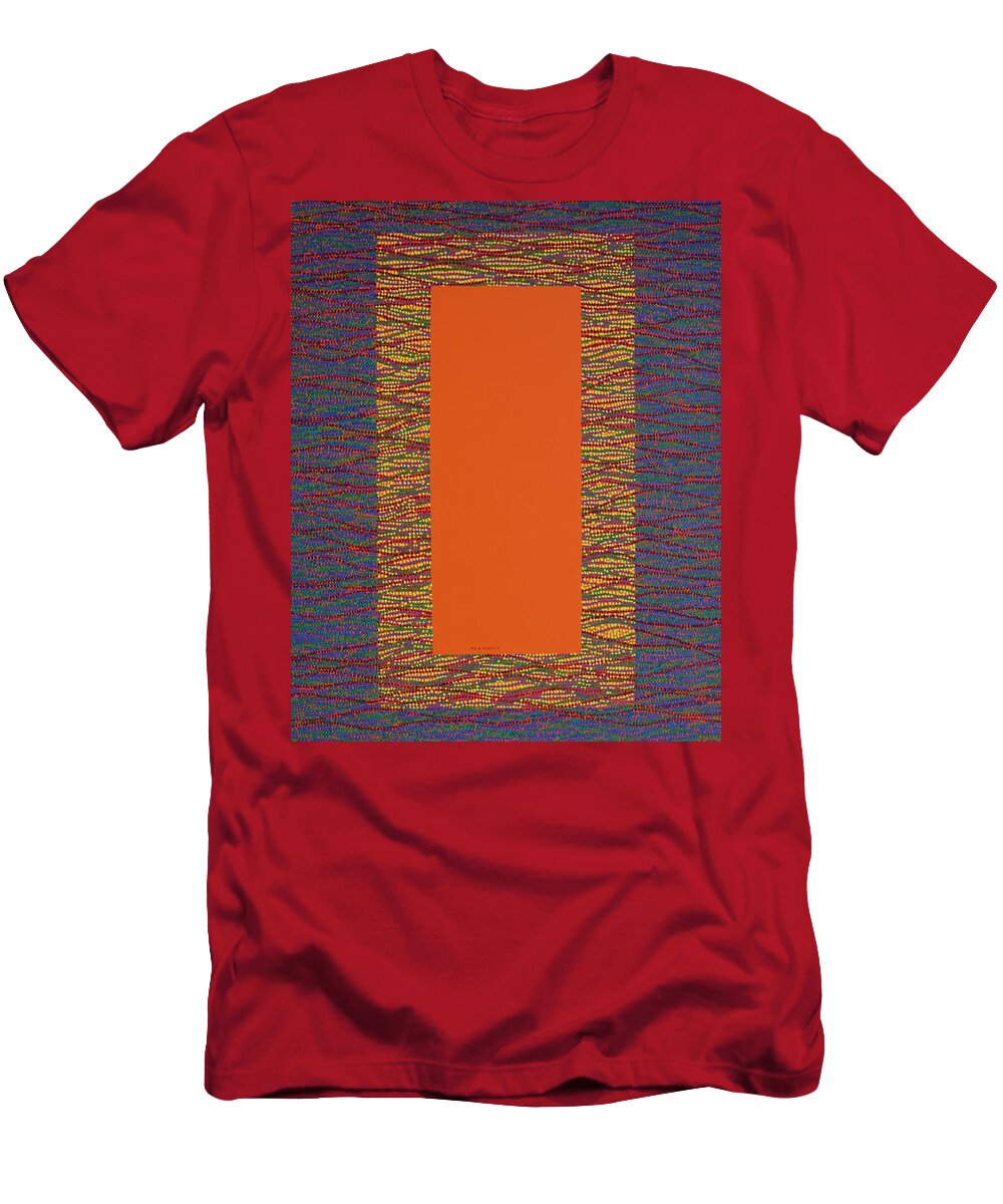 Landscape T-Shirt featuring the painting Gate of Nature 4 by Kyung Hee Hogg