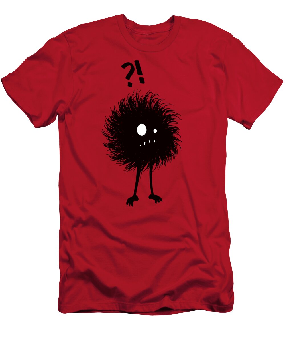 Evil Character T-Shirt featuring the digital art Gothic Wondering Evil Bug Character by Boriana Giormova