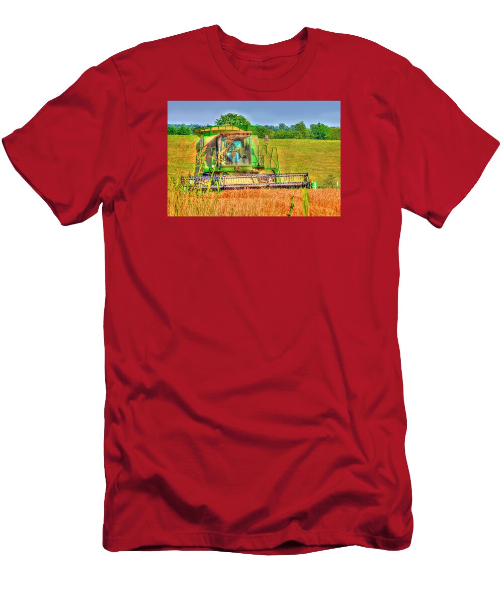 Farmlife T-Shirt featuring the photograph Grainman by Sam Davis Johnson