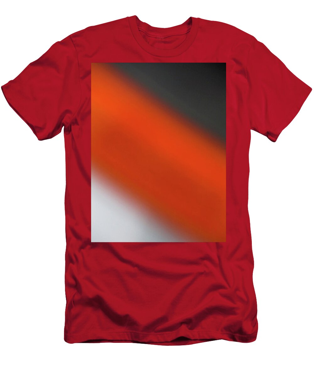 Cml Brown T-Shirt featuring the photograph Gray Orange Grey by CML Brown