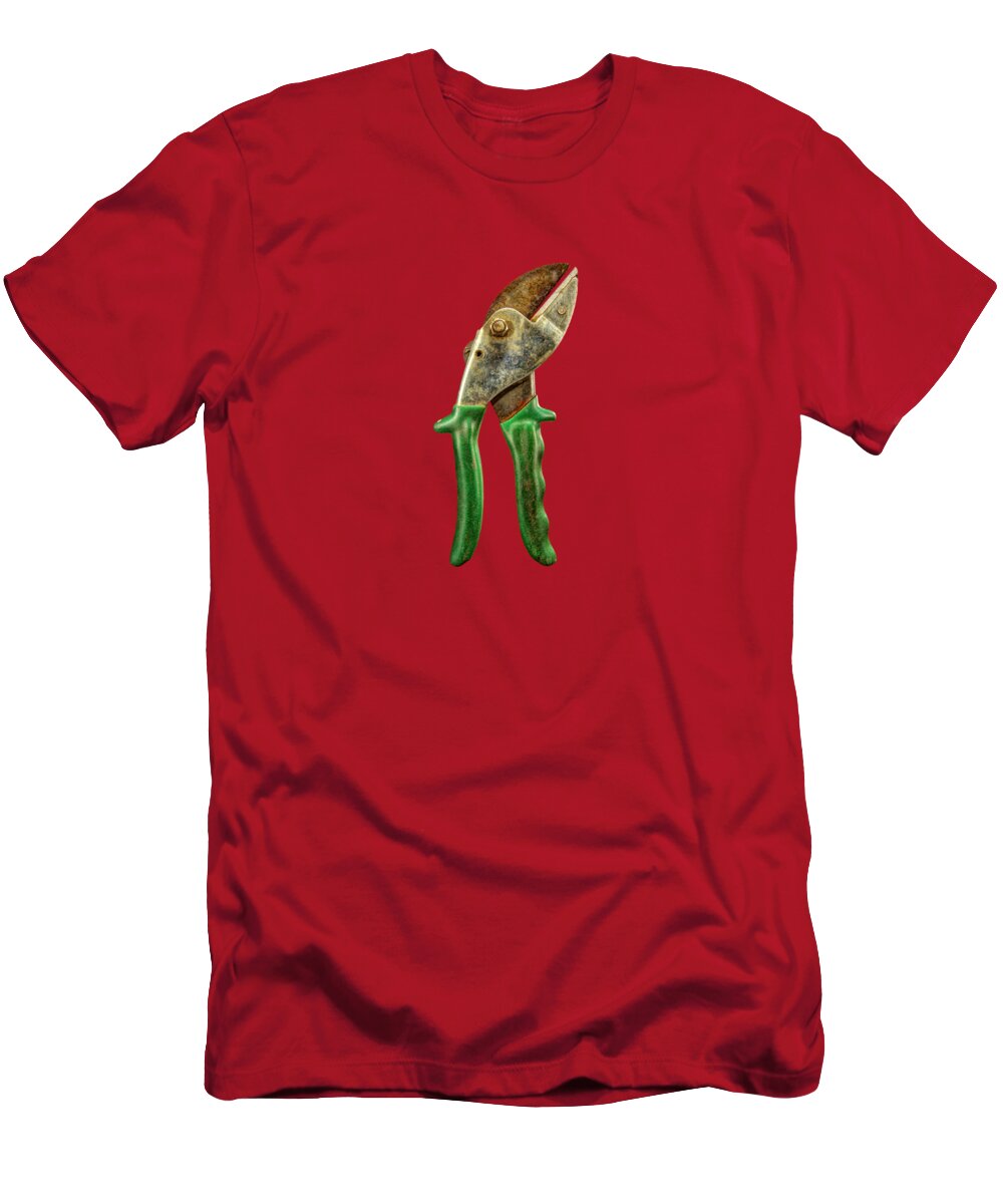 Blade T-Shirt featuring the photograph Green Anvil Cutters by YoPedro