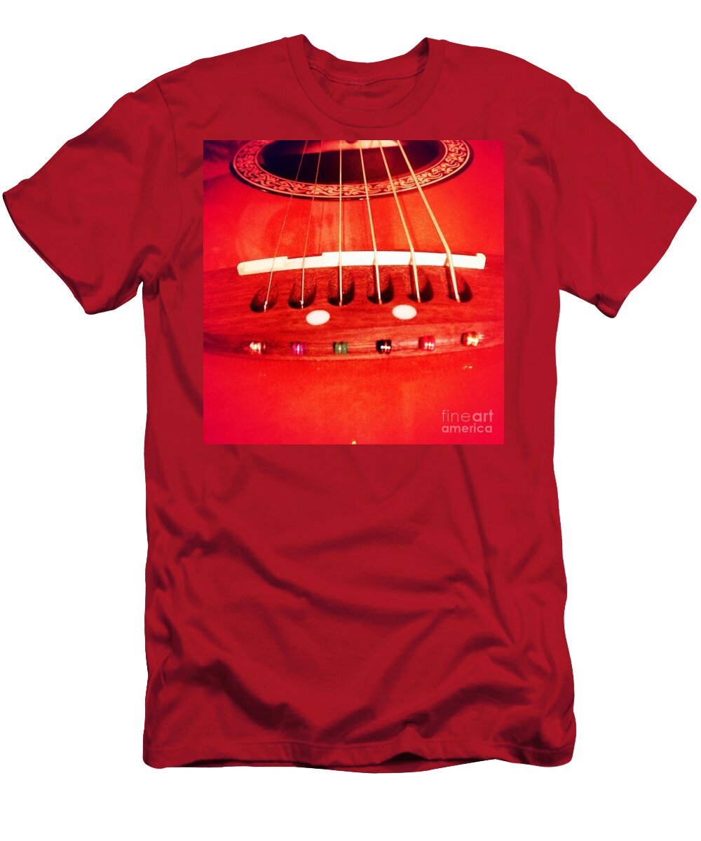 Guitar T-Shirt featuring the photograph Guitar by Denise Railey