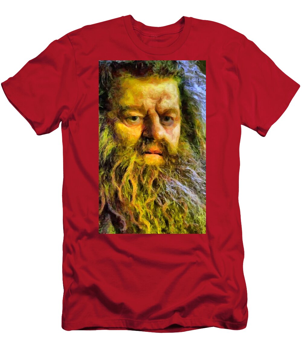 Hagrid T-Shirt featuring the digital art Hagrid by Caito Junqueira