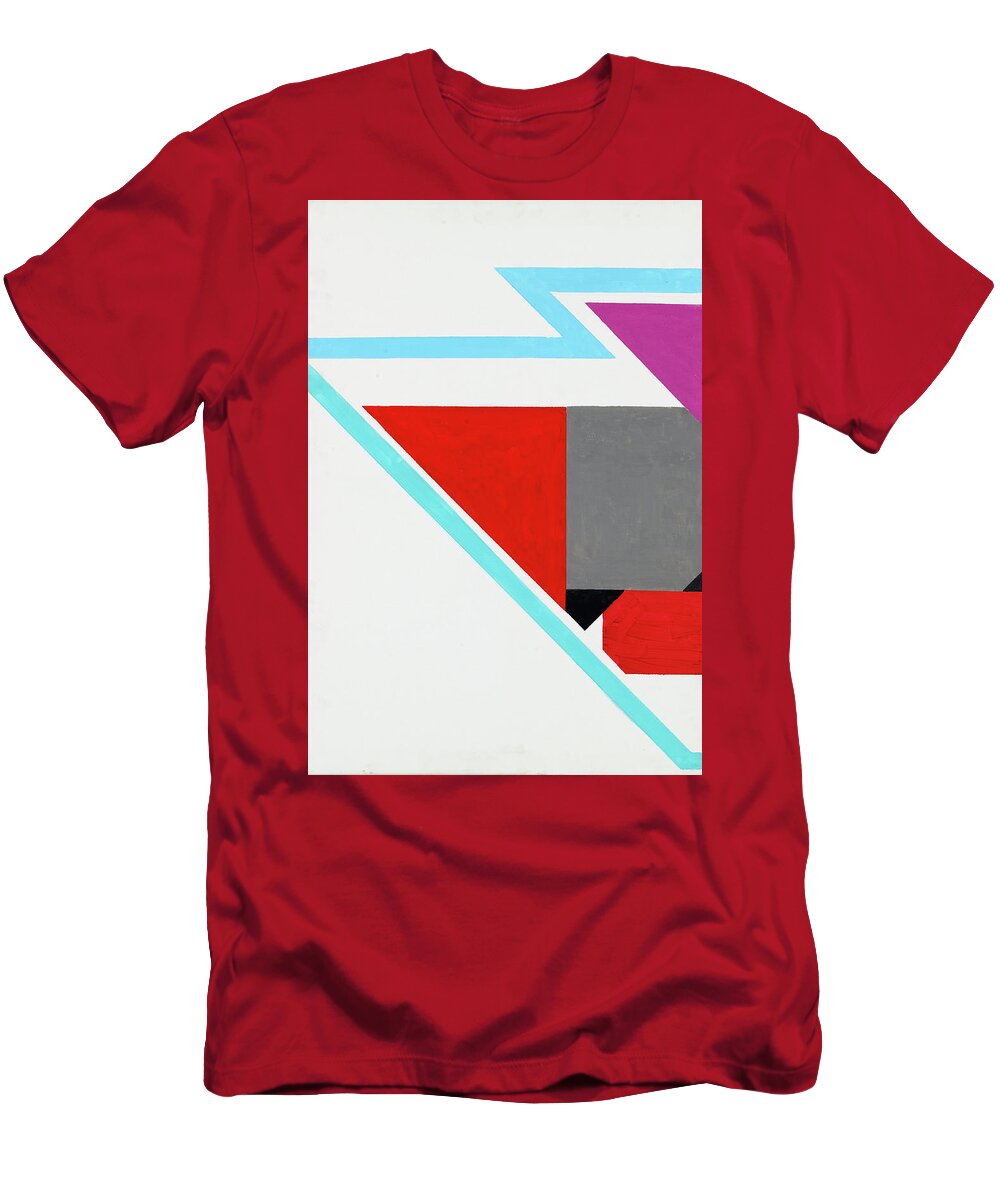 Abstract T-Shirt featuring the painting Halleluja - Part I by Willy Wiedmann