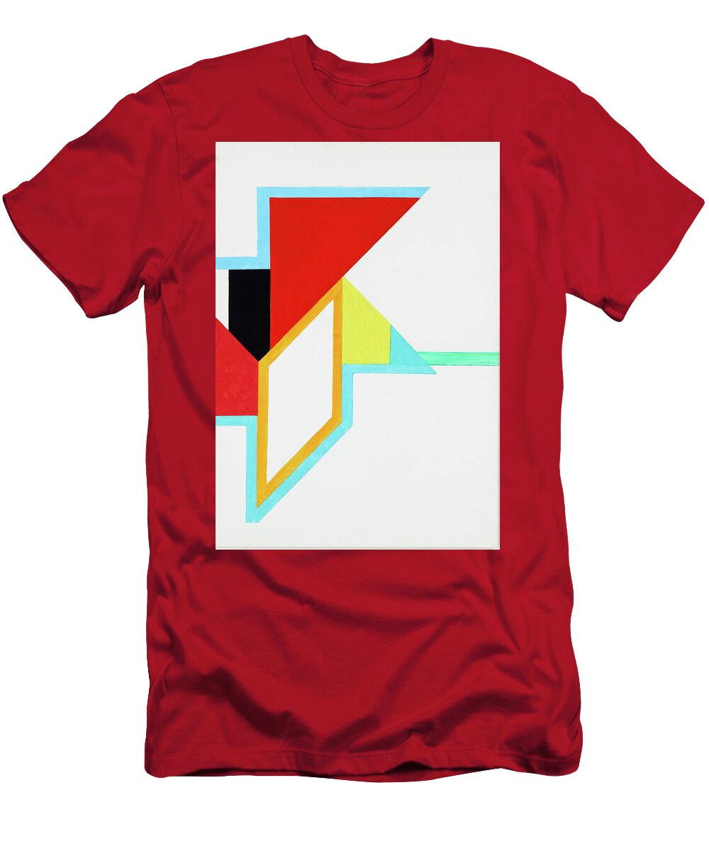 Abstract T-Shirt featuring the painting Halleluja - Part X by Willy Wiedmann