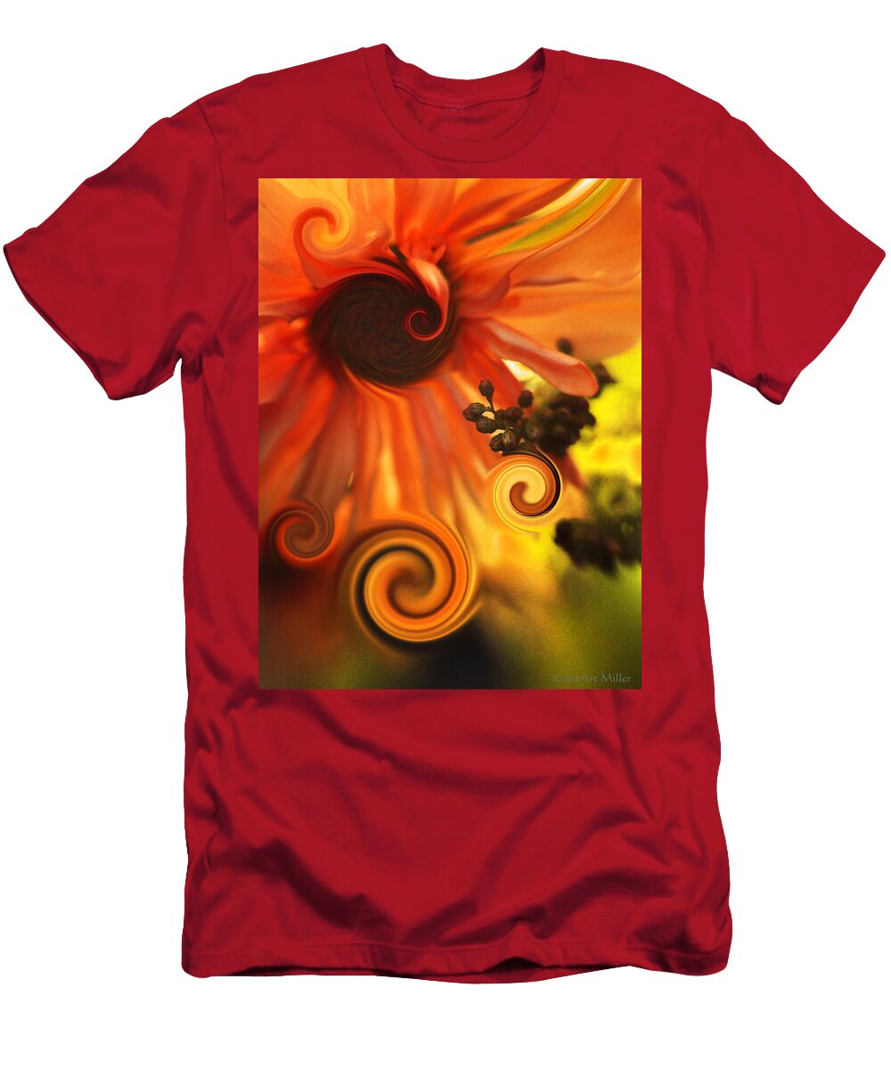 Flowers T-Shirt featuring the photograph Happy Thoughts by Arthur Miller