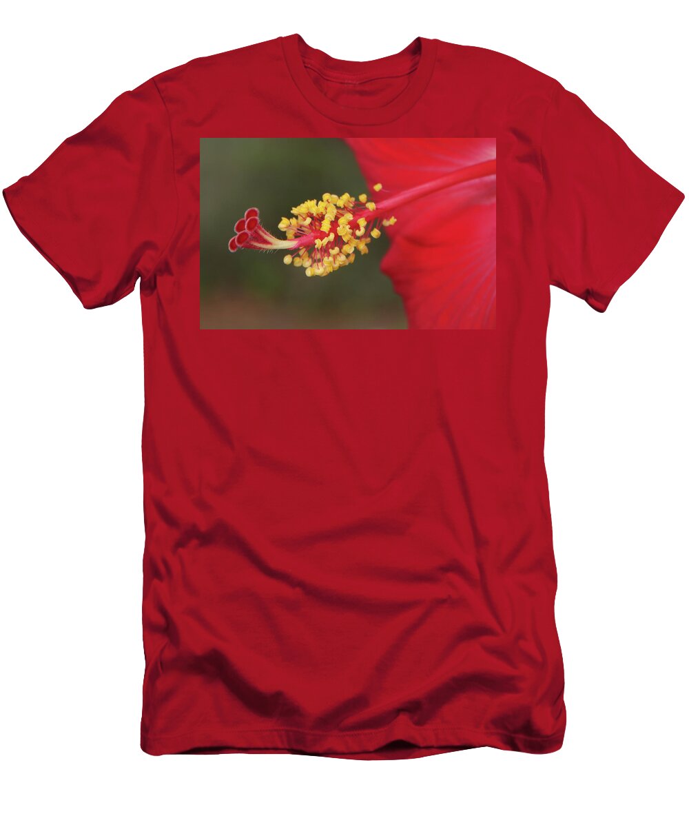 Hibiscus T-Shirt featuring the photograph Hibiscus Bloom by Richard Rizzo