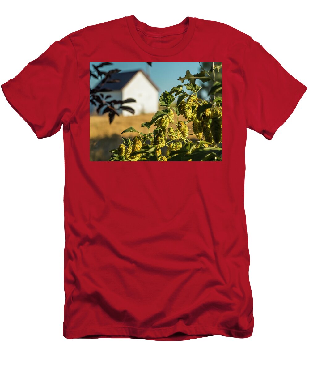 5dmkiv T-Shirt featuring the photograph Hops at Sunset by Mark Mille