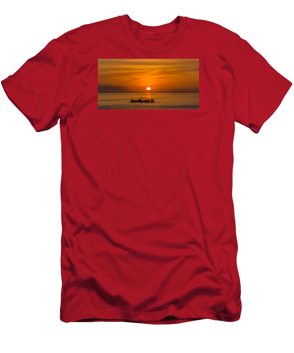 Landscape T-Shirt featuring the photograph In the middle of no-where by Charles McCleanon